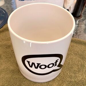 Crate & barrel wolf crock for your pup supplies 6 wide 7 high excellent shape.